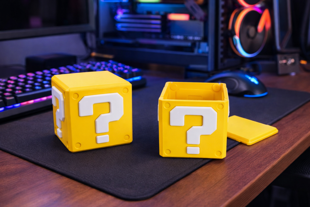 Mystery Box — Design Gamer com Função e Personalidade